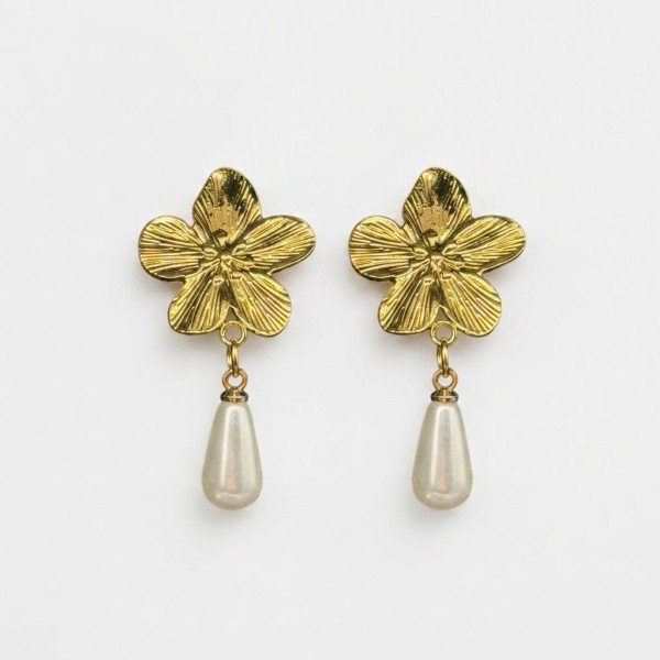 Golden Hibiscus & Pearl Drop