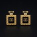 Chanel Perfume Bottle Motif Stud