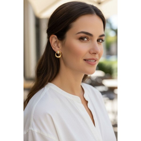 Avant Garde Pearl Orbit Stud