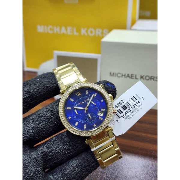 MK Gold-Tone women's Chronograph Watch