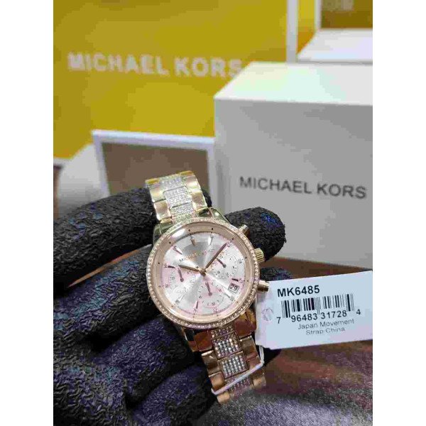 MK Rose Gold Chronograph Women's Watch
