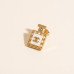 Chanel CC Halo Pearl Square Stud