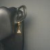 Triangle Crystal Drop Earrings