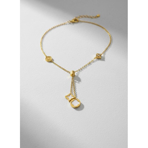 LV Monogram Blossom Y-Necklace