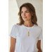LV Monogram Embossed Double Tablet Necklace