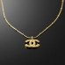 Chanel CC Sculptural Gold Bead Necklace