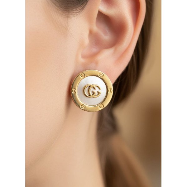 Gucci Interlocking G Pearl Essence Stud