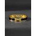 Hermes H-Link Midnight Onyx Enamel Bangle